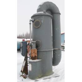 GAYLORD FOUNDRY EQUIP. AMINE packed tower scrubber (A2357) SOLD