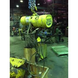 BUDGIT 2 TONS ELECTRIC HOIST (A3489)